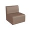 Flash Furniture Bright Beginnings Commercial Grade Modular Classroom Soft Seating, Armless 1-Seater Sofa, Neutral Vinyl MK-KE15693-GG - alternate 1